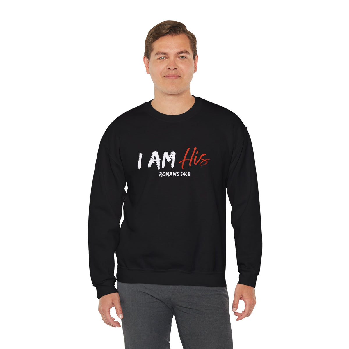 I Am His- Unisex Heavy Blend™ Crewneck Sweatshirt