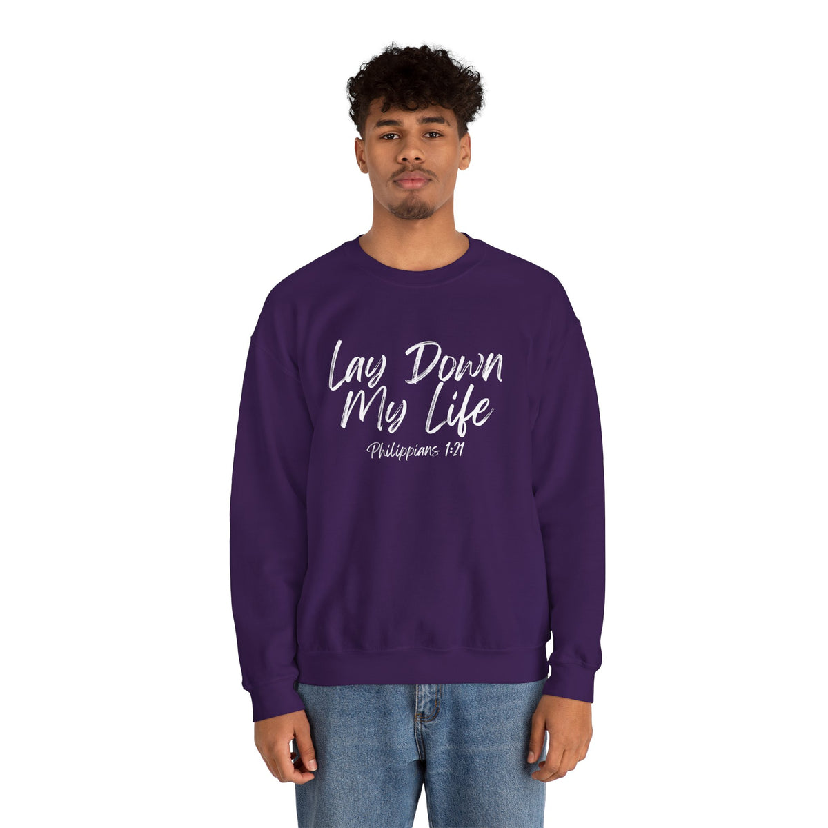 Lay Down My Life- Unisex Heavy Blend™ Crewneck Sweatshirt