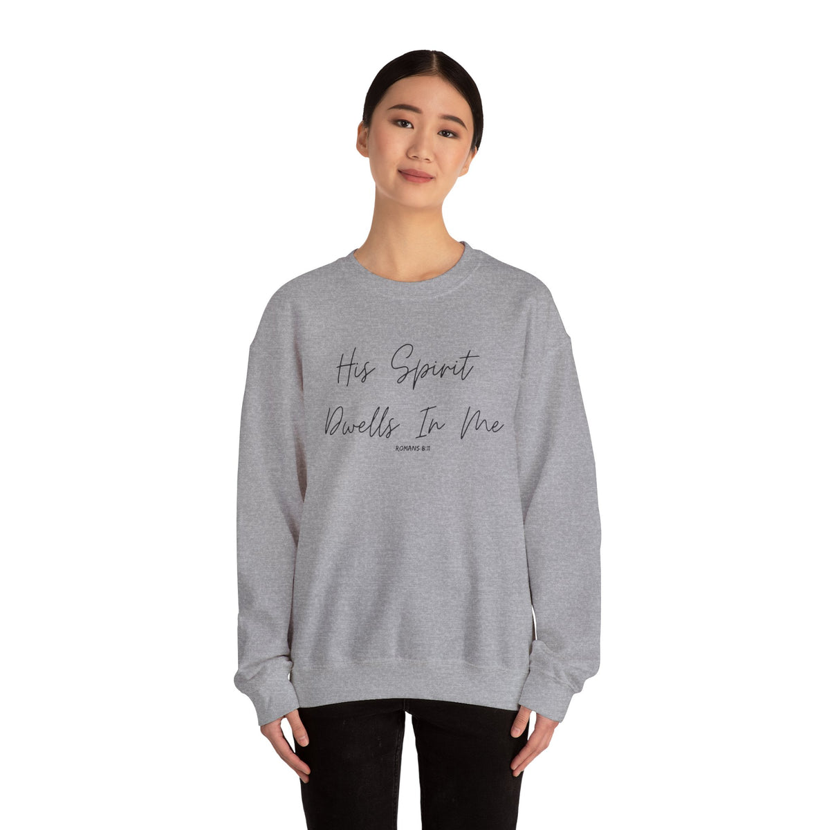 His Spirit Dwells In Me- Unisex Heavy Blend™ Crewneck Sweatshirt