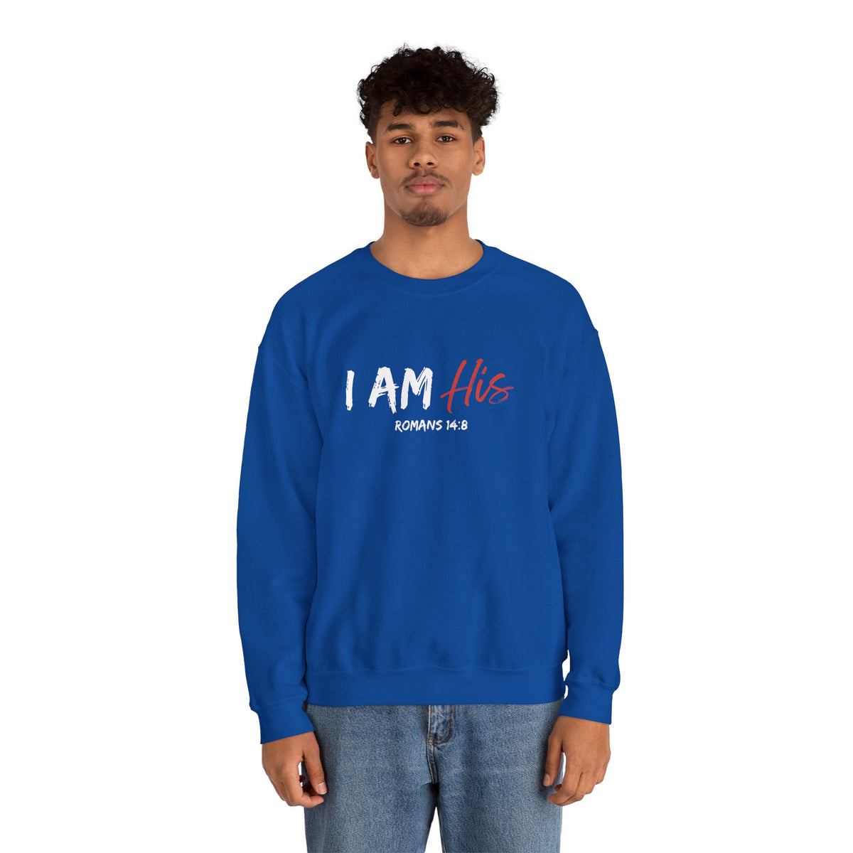 I Am His- Unisex Heavy Blend™ Crewneck Sweatshirt