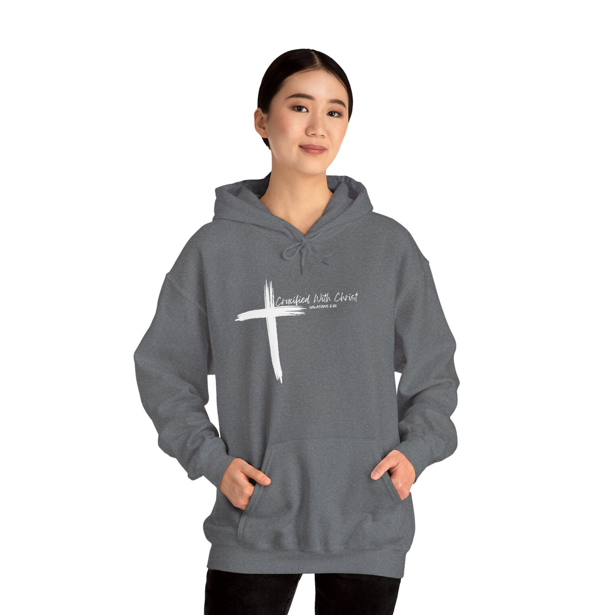 Crucified With Christ Ver.2- Unisex Heavy Blend Hoodie