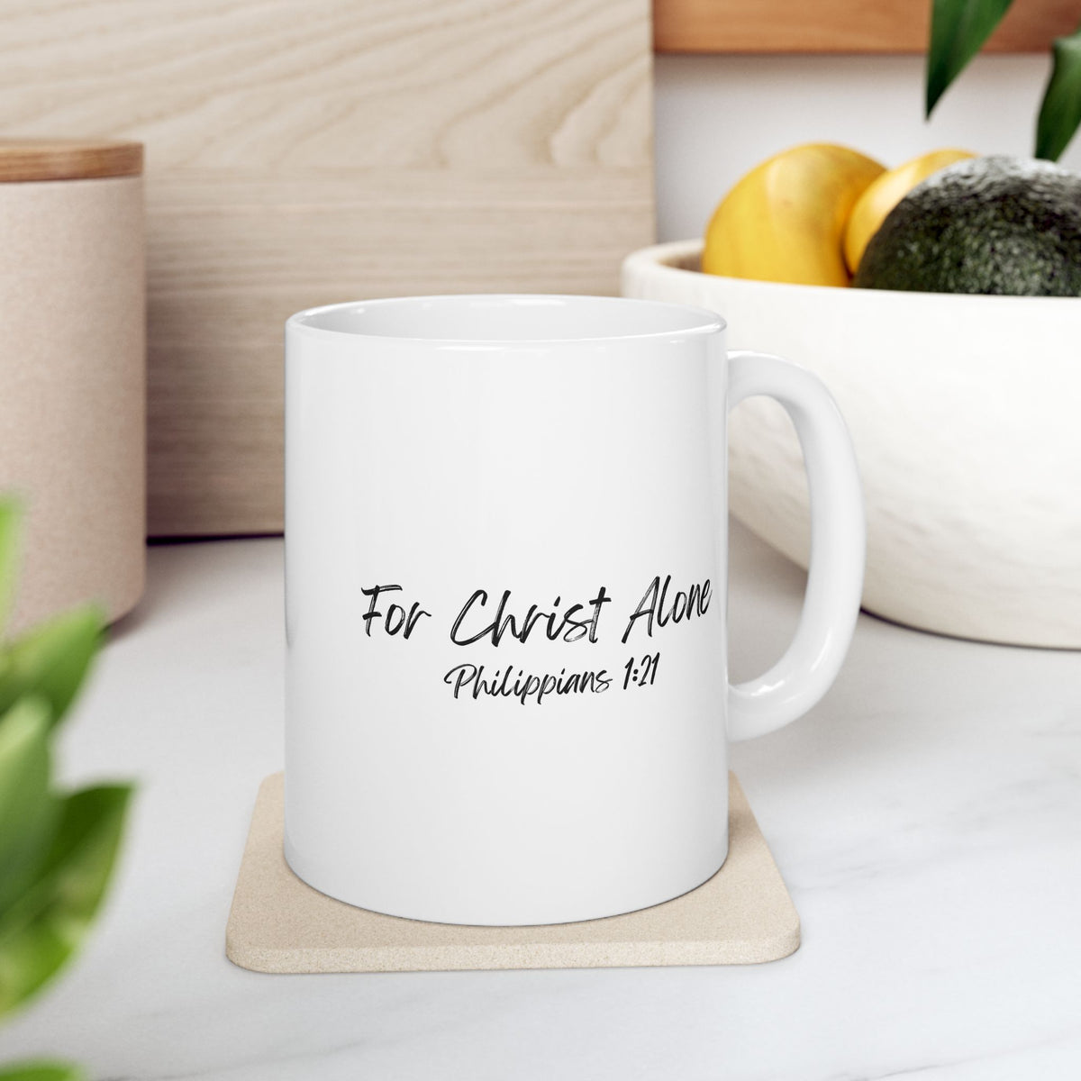 For Christ Alone- Ceramic Mug, (11oz, 15oz)