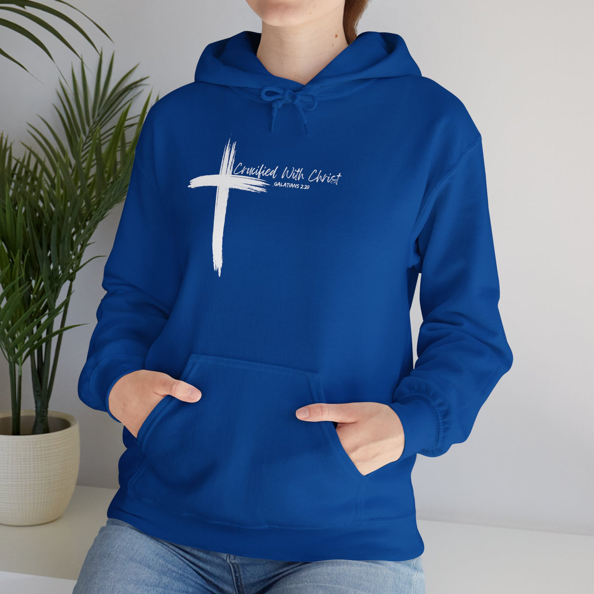 Crucified With Christ Ver.2- Unisex Heavy Blend Hoodie