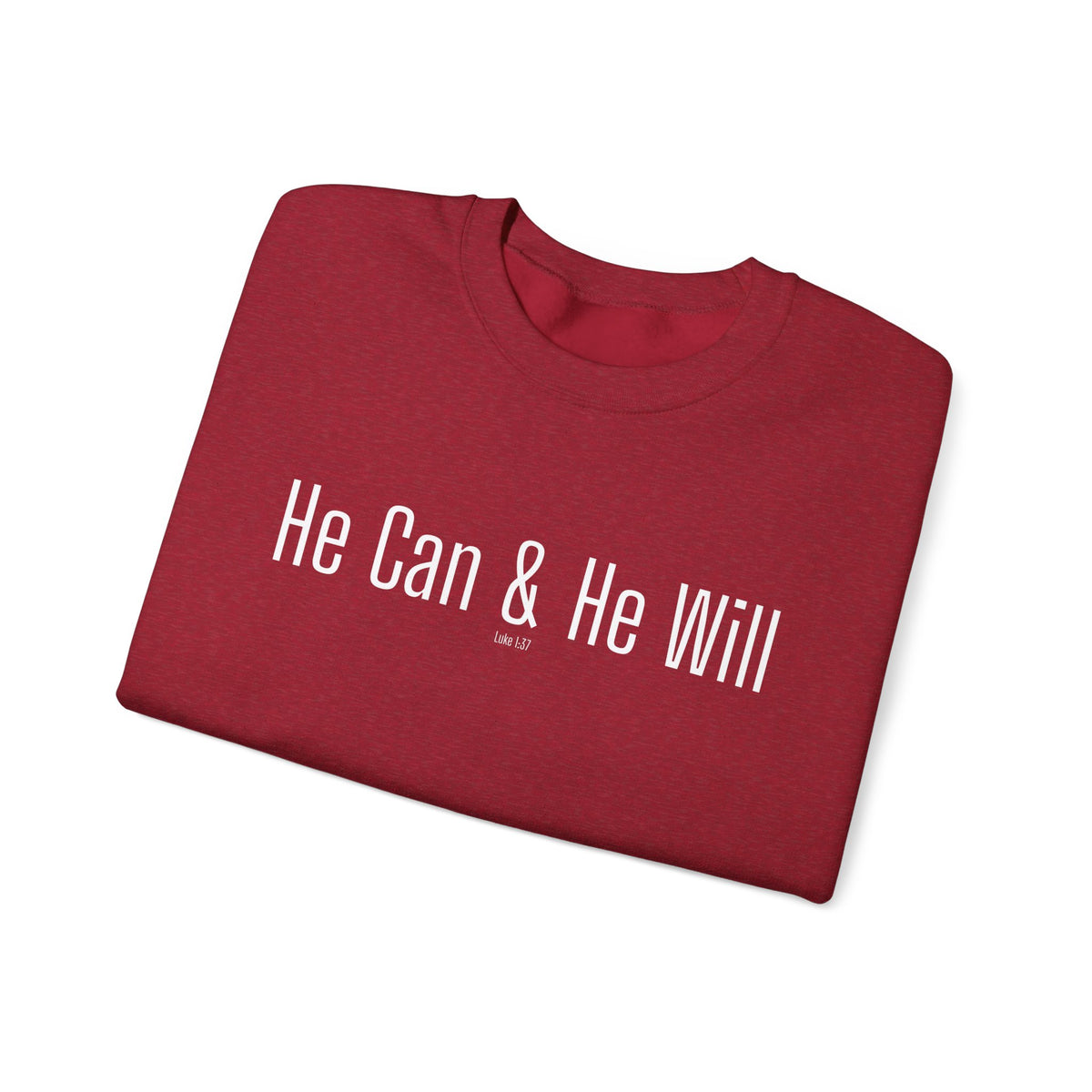 He Can & He Will | Men's Heavy Blend™ Crewneck Sweatshirt