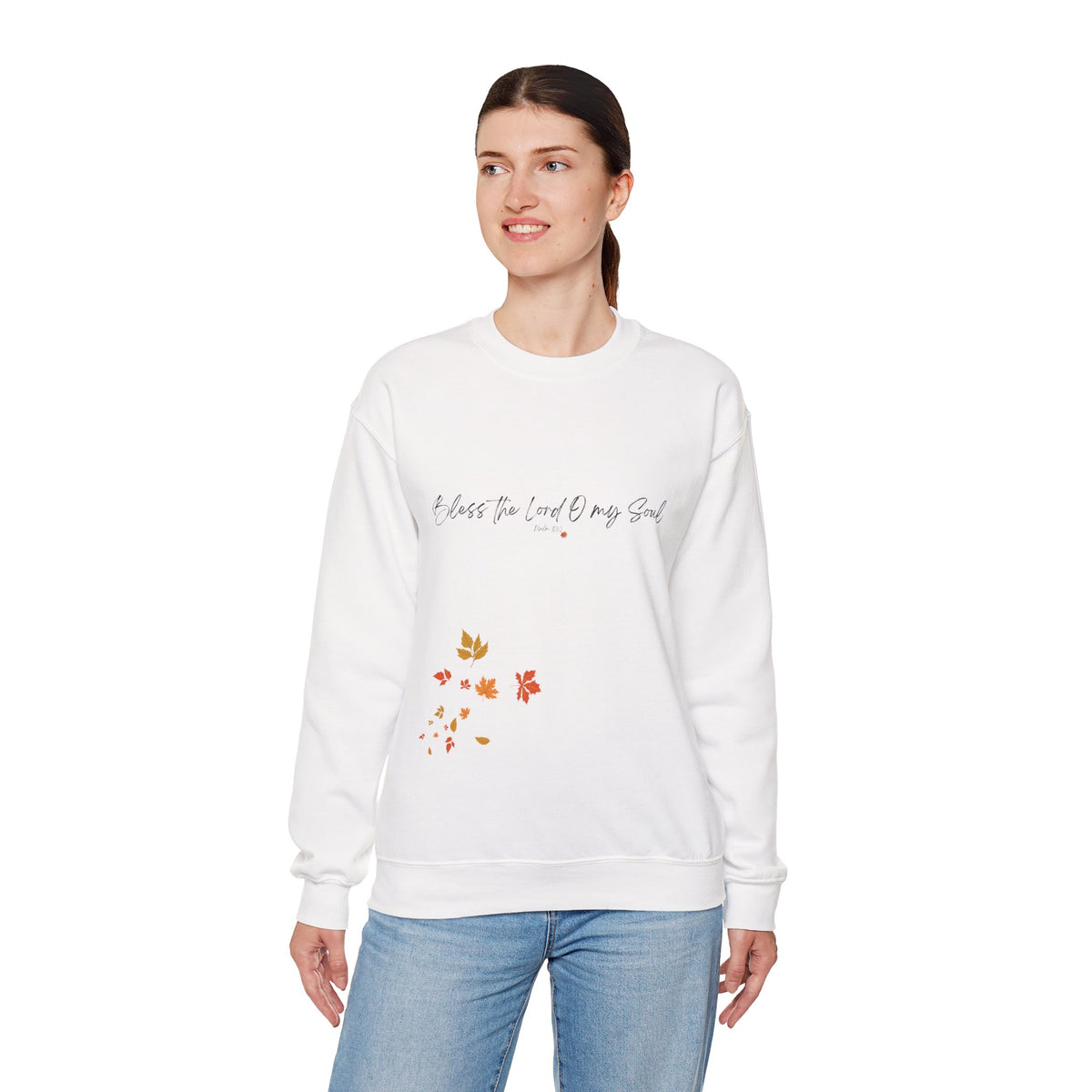 Bless The Lord O My Soul Ver. 2 | Ladies' Heavy Blend™ Crewneck Sweatshirt