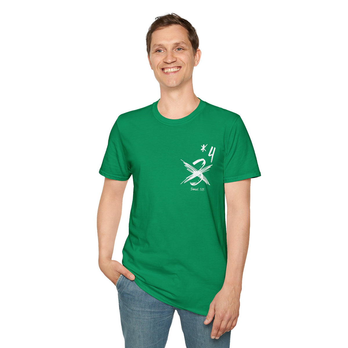 Not Just Three- Unisex Softstyle T-Shirt