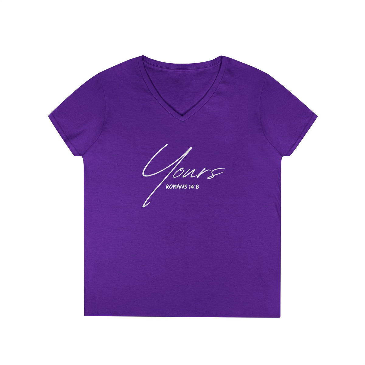Yours- Ladies' V-Neck T-Shirt