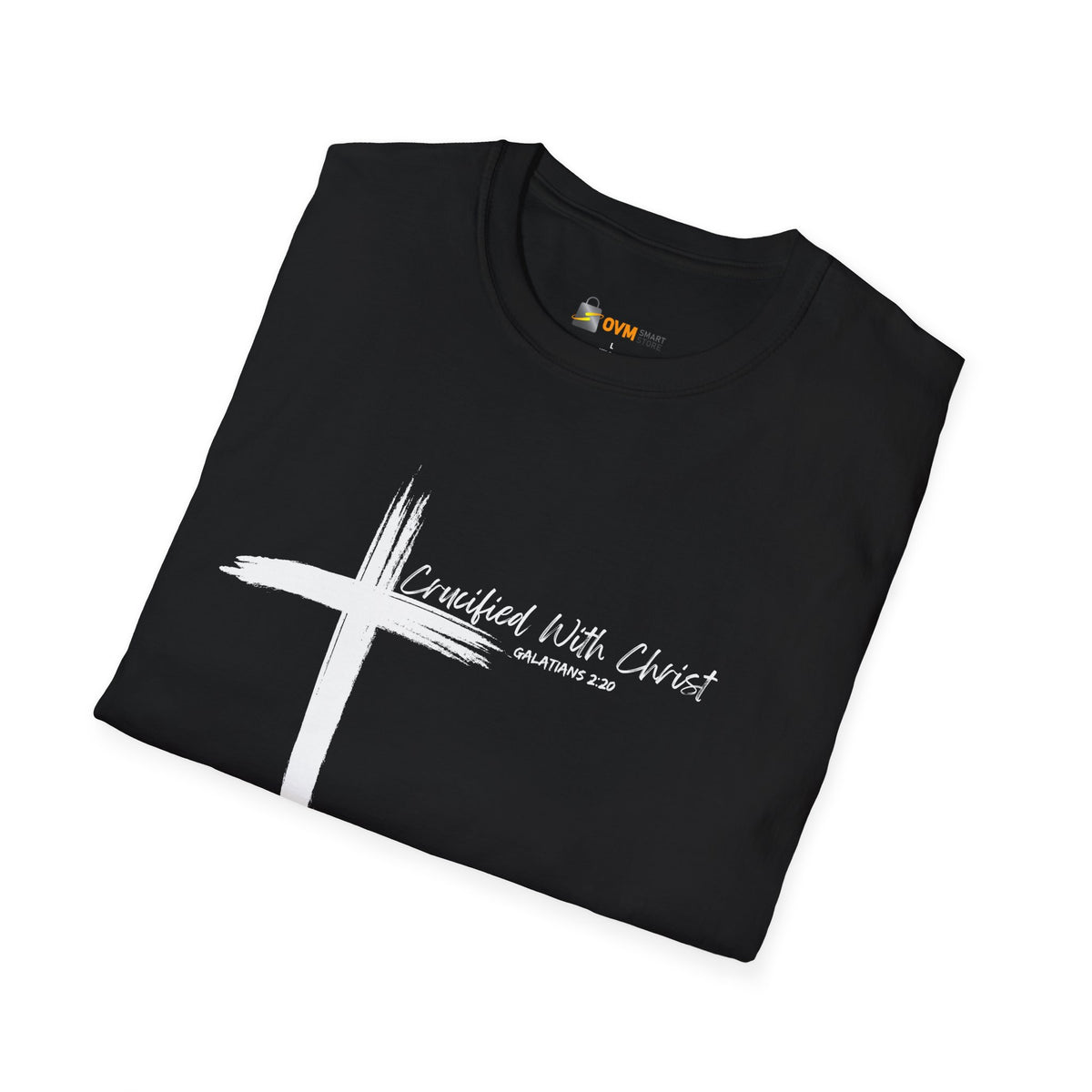 Crucified With Christ Ver.2- Unisex Softstyle T-Shirt