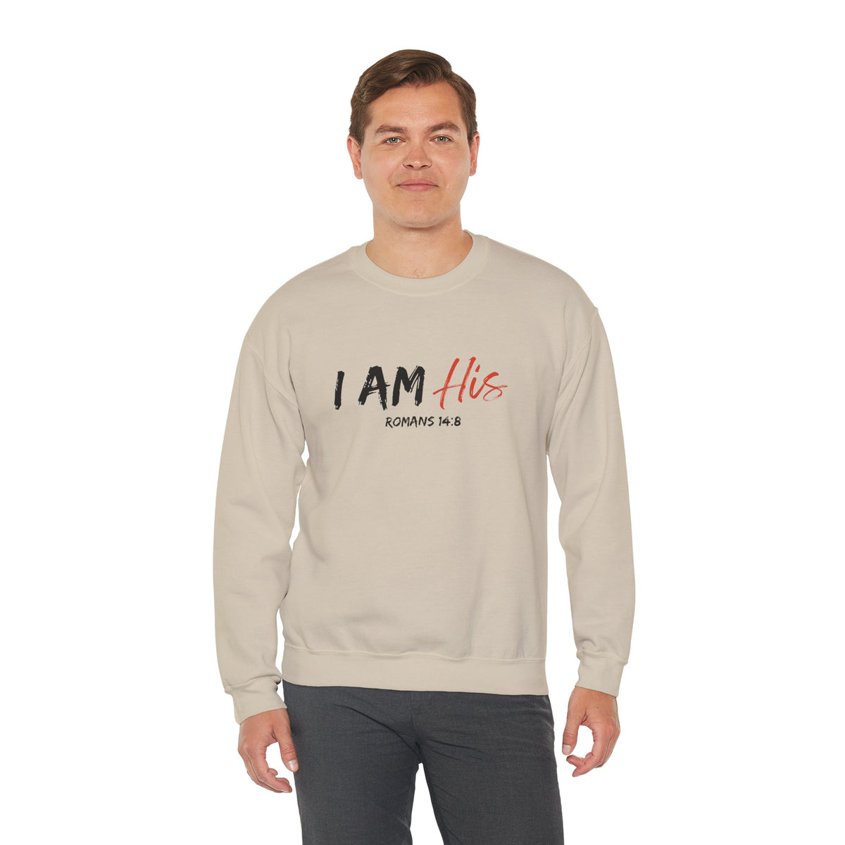 I Am His- Unisex Heavy Blend™ Crewneck Sweatshirt