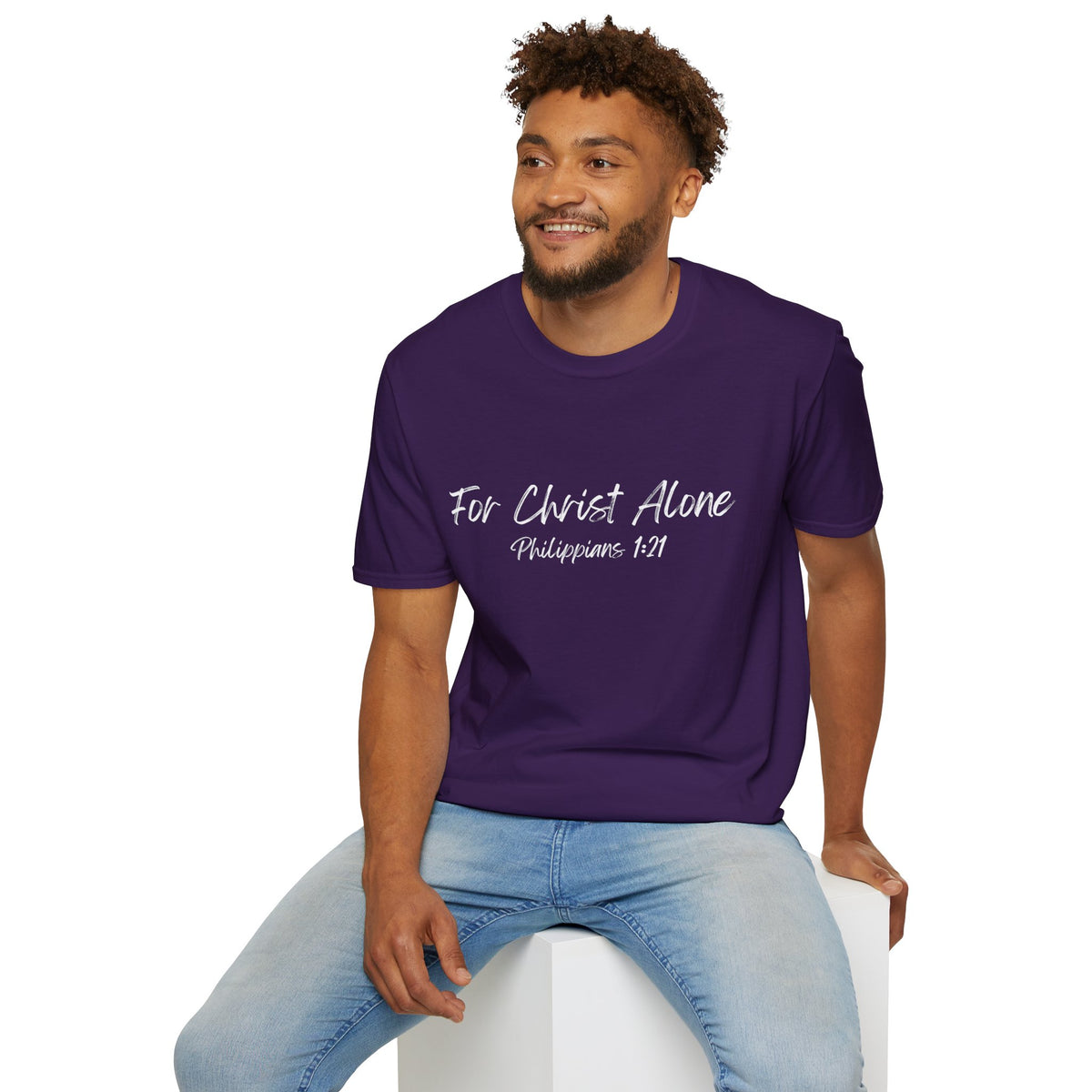 For Christ Alone- Unisex Softstyle T-Shirt