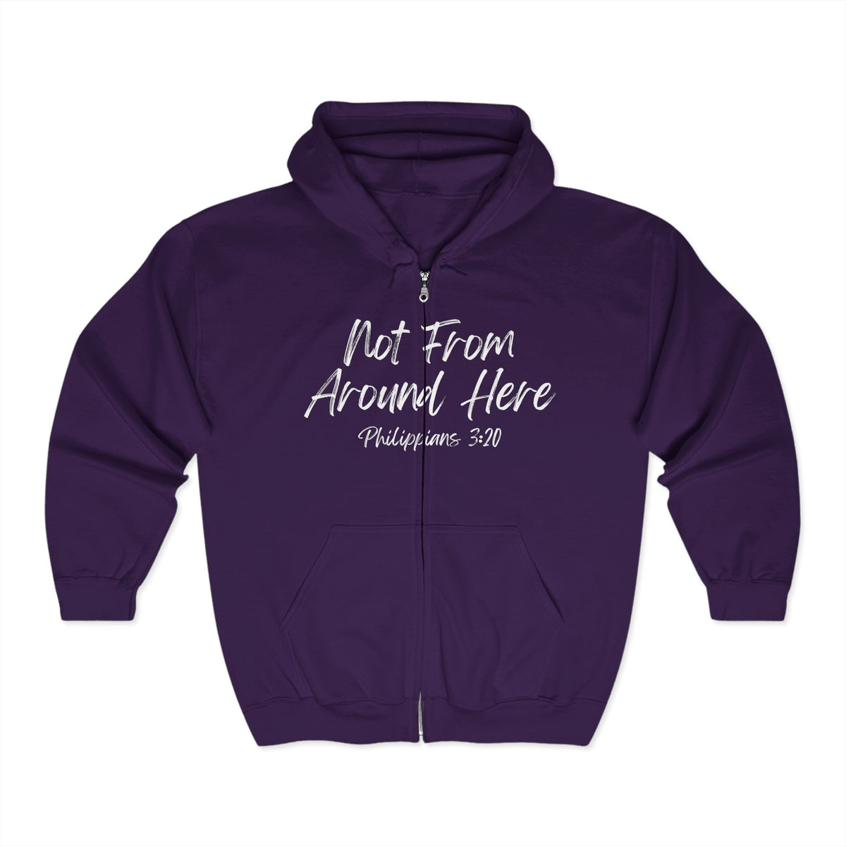 Not From Around Here | Unisex Heavy Blend™ Full Zip Hooded Sweatshirt