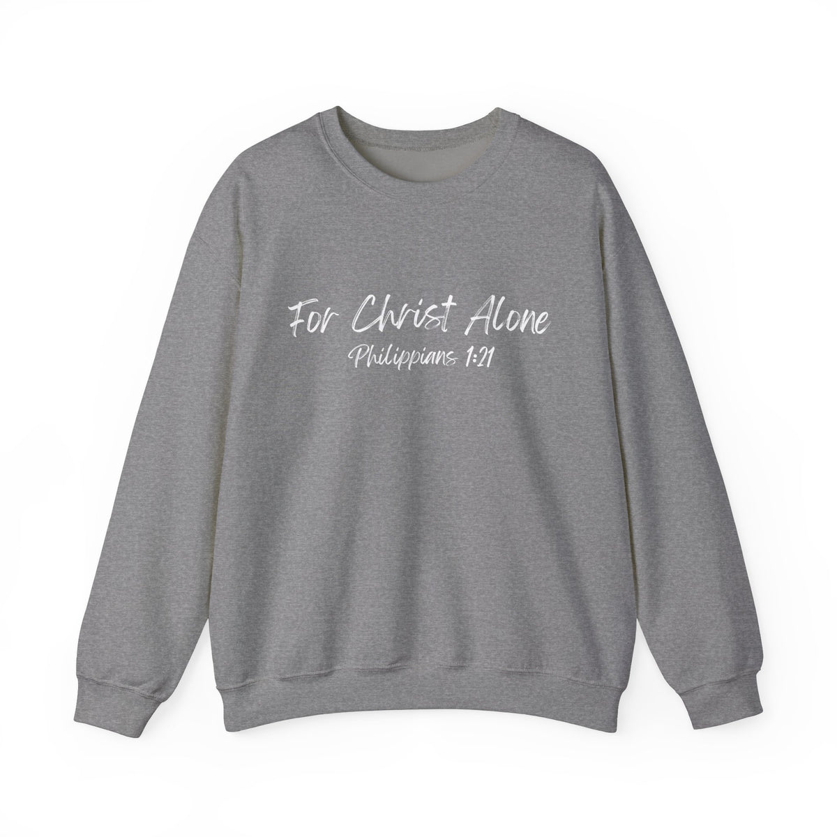 For Christ Alone- Unisex Heavy Blend™ Crewneck Sweatshirt