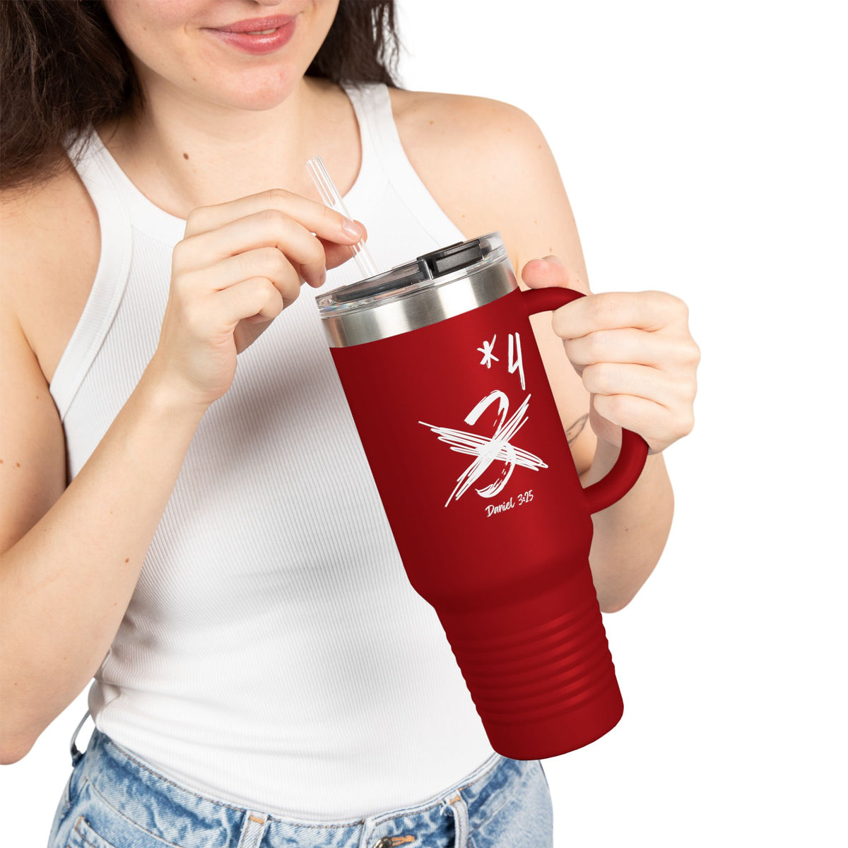 Not Just Three- Insulated Travel Mug, 40oz