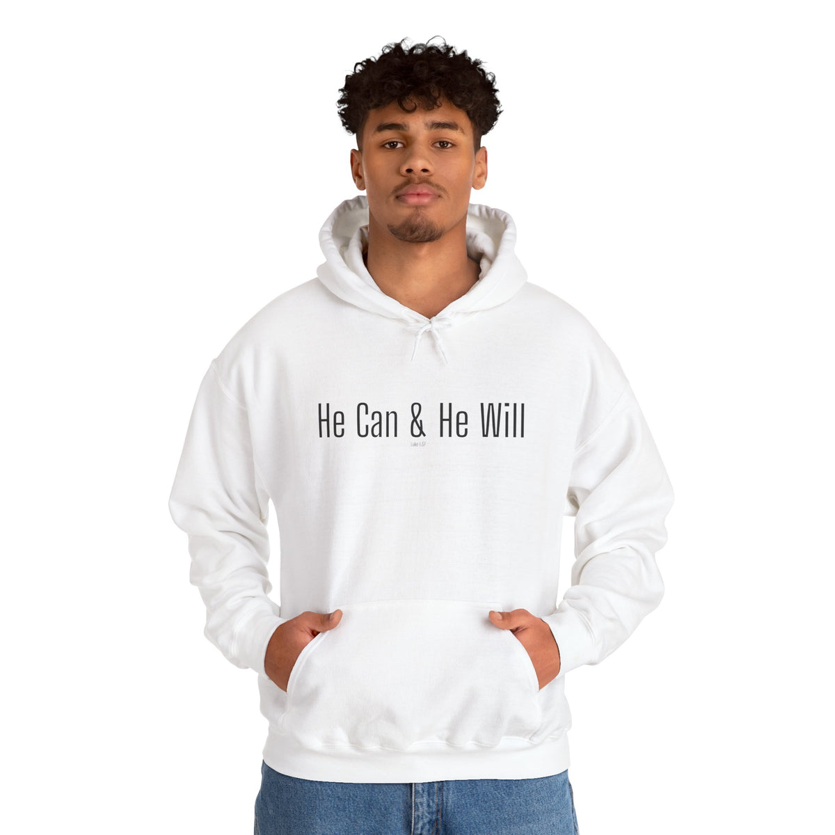 He Can & He Will | Men's Heavy Blend™ Hooded Sweatshirt