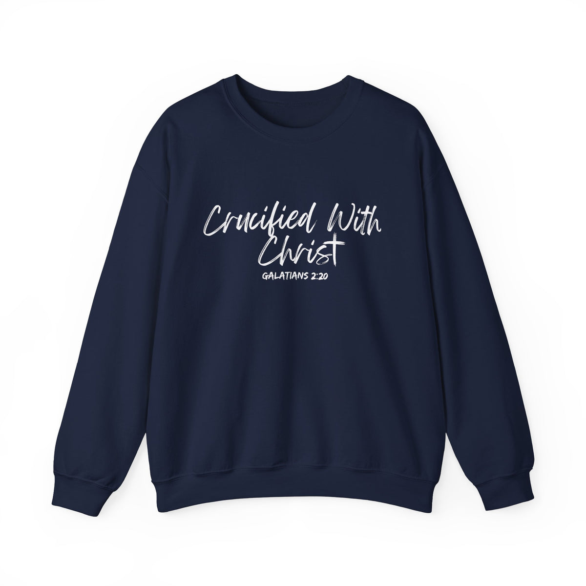Crucified With Christ- Unisex Heavy Blend™ Crewneck Sweatshirt