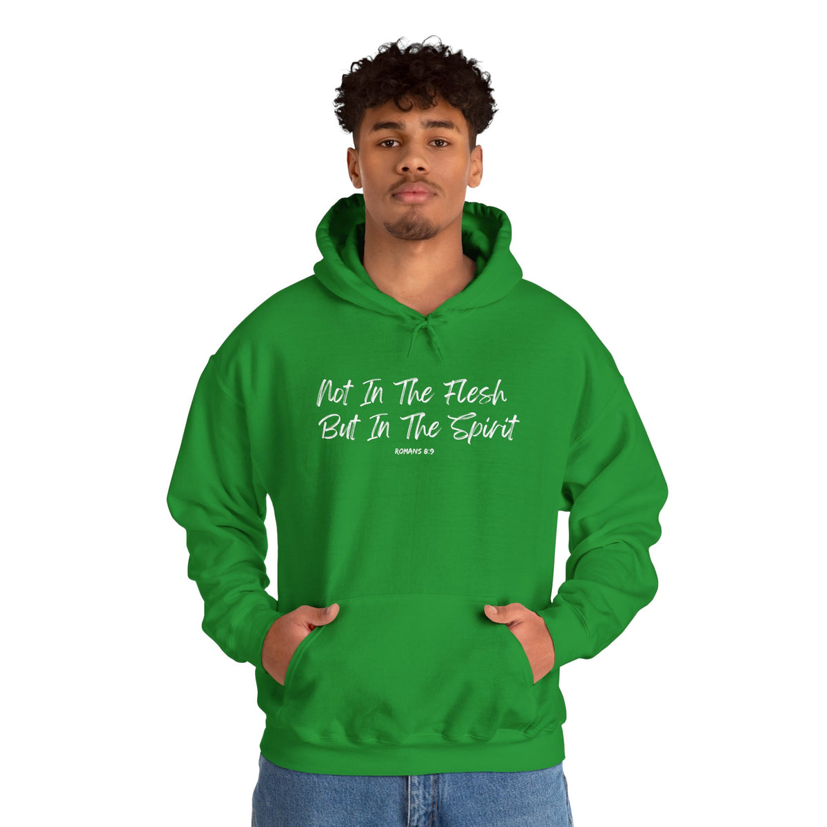 Not in the Flesh but in The Spirit- Unisex Heavy Blend™ Hooded Sweatshirt