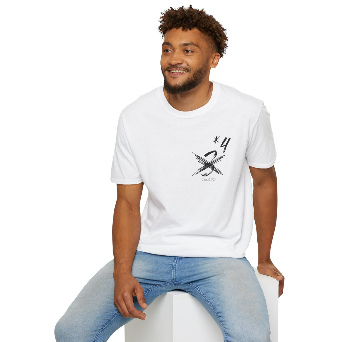 Not Just Three- Unisex Softstyle T-Shirt