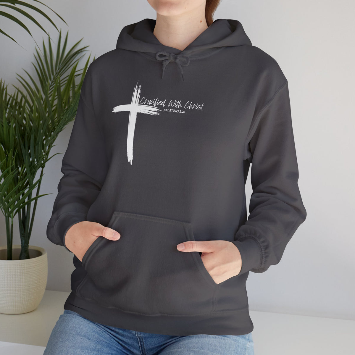 Crucified With Christ Ver.2- Unisex Heavy Blend Hoodie