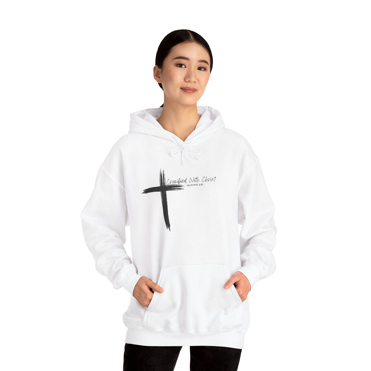 Crucified With Christ Ver.2- Unisex Heavy Blend Hoodie