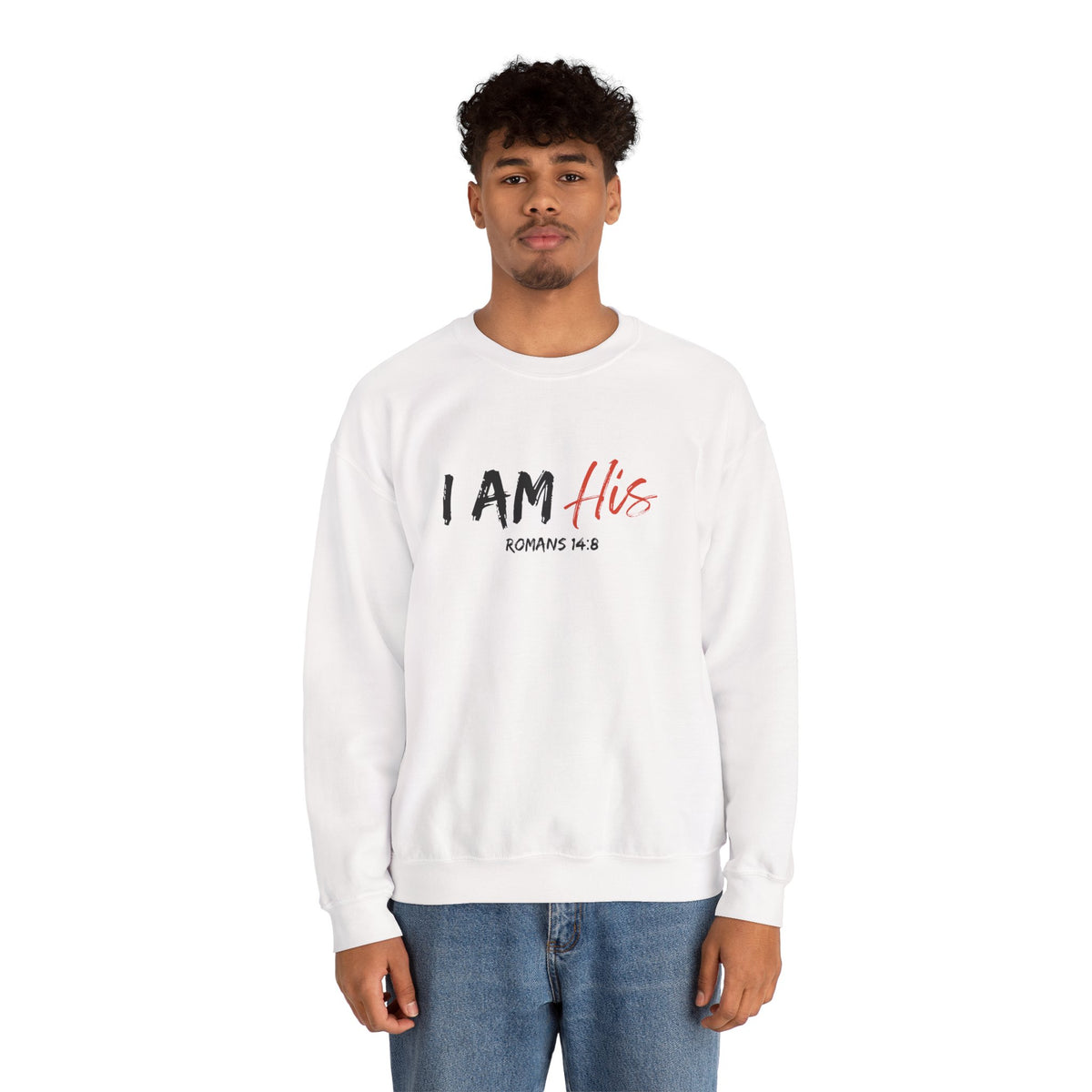 I Am His- Unisex Heavy Blend™ Crewneck Sweatshirt