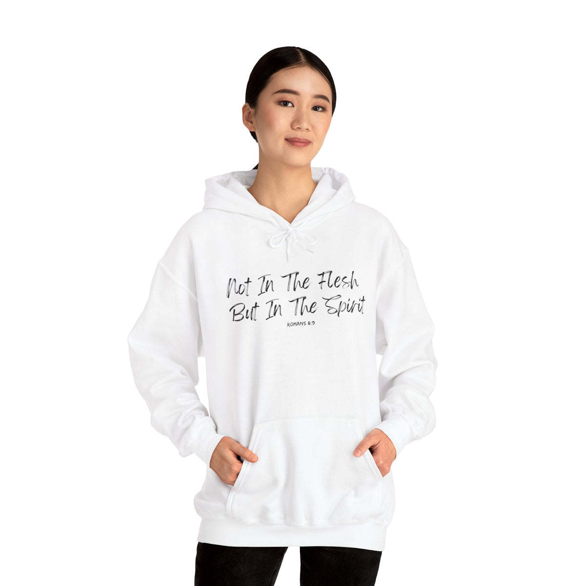 Not in the Flesh but in The Spirit- Unisex Heavy Blend™ Hooded Sweatshirt
