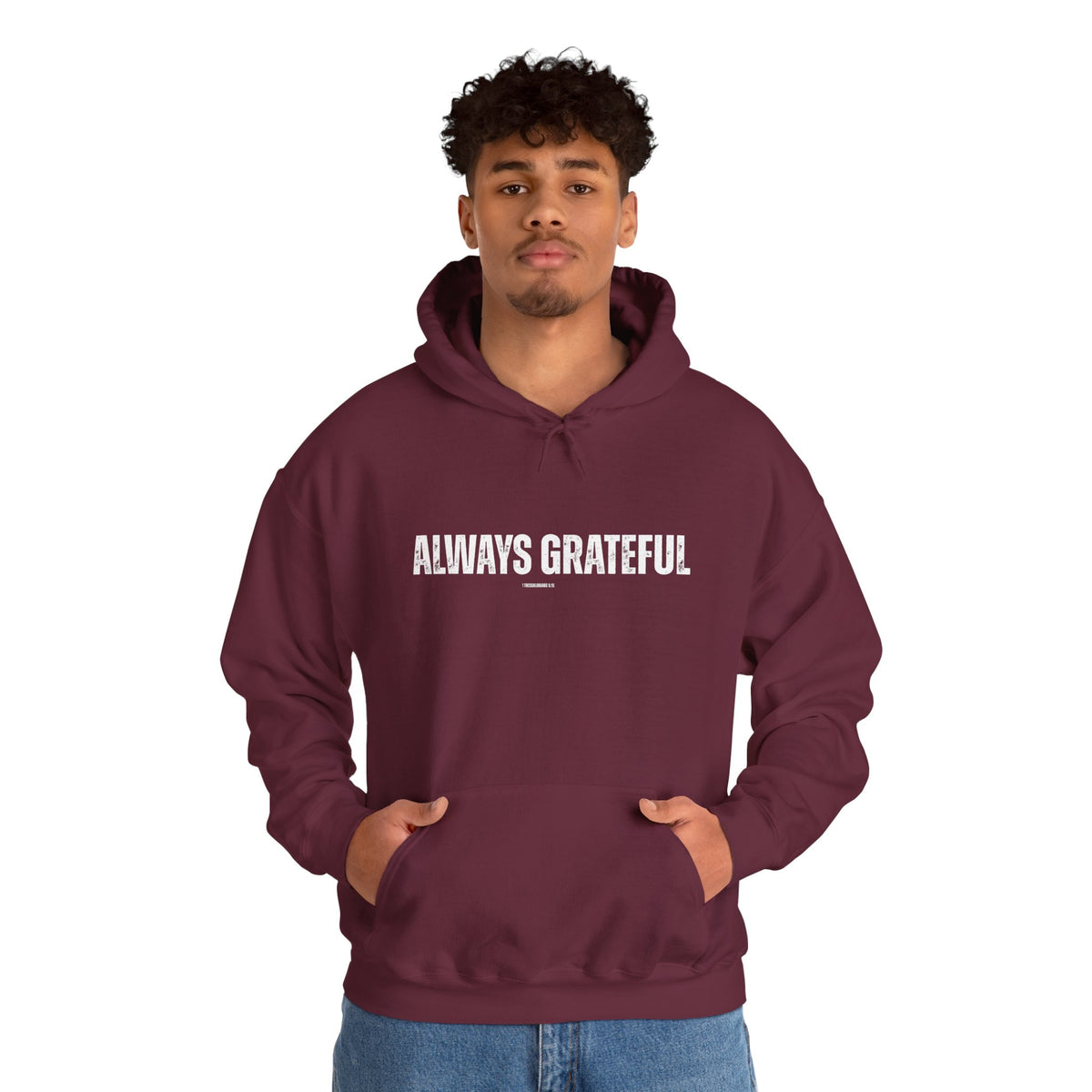 Always Grateful | Men's Heavy Blend™ Hooded Sweatshirt