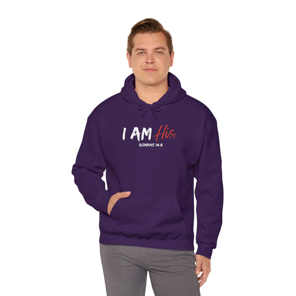 I Am His- Unisex Heavy Blend™ Hooded Sweatshirt