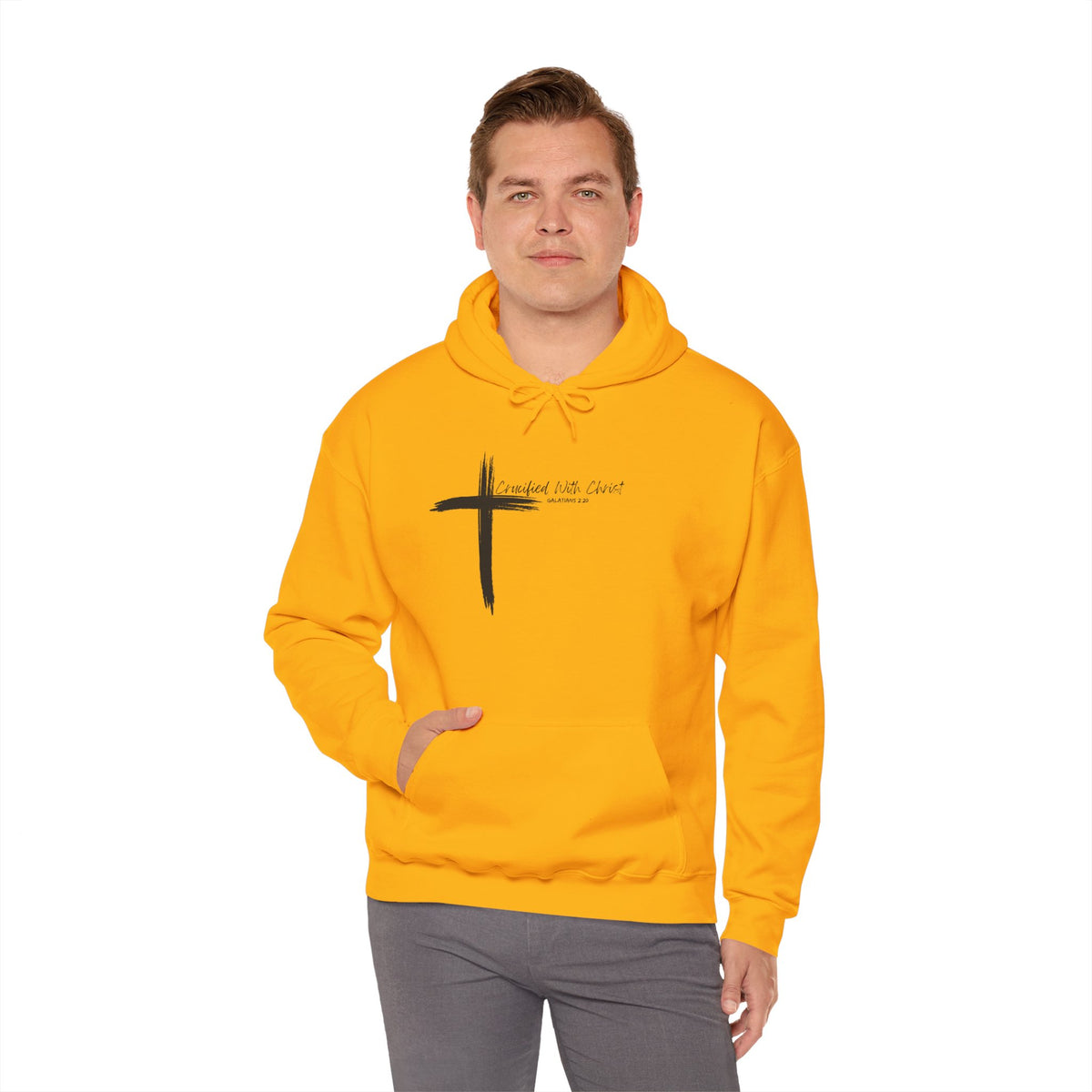 Crucified With Christ Ver.2- Unisex Heavy Blend Hoodie