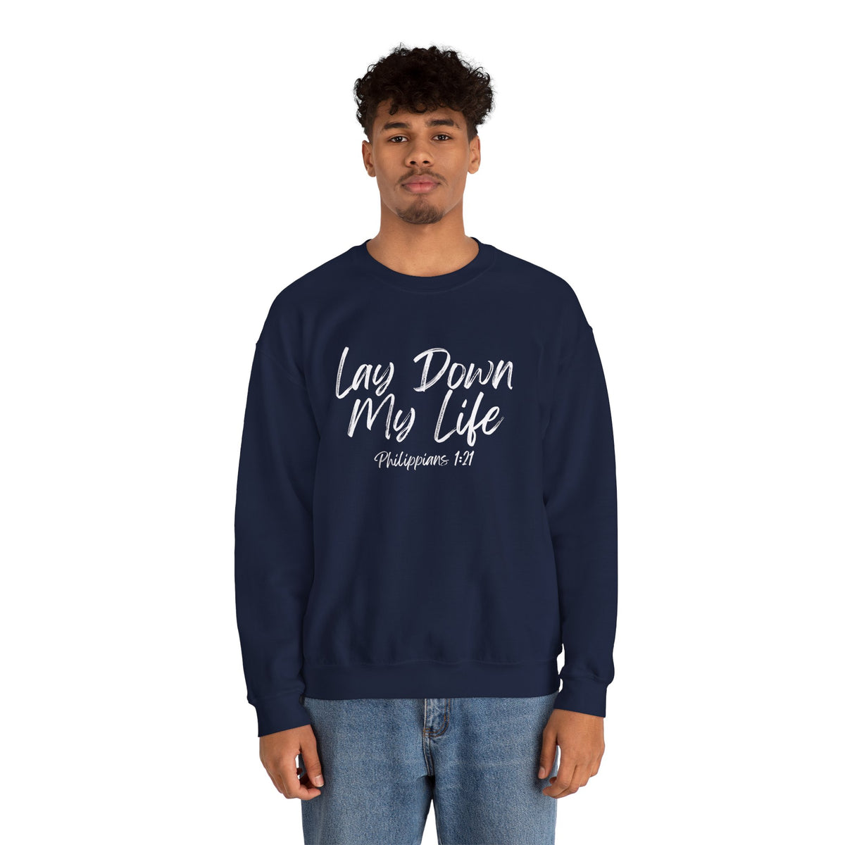 Lay Down My Life- Unisex Heavy Blend™ Crewneck Sweatshirt
