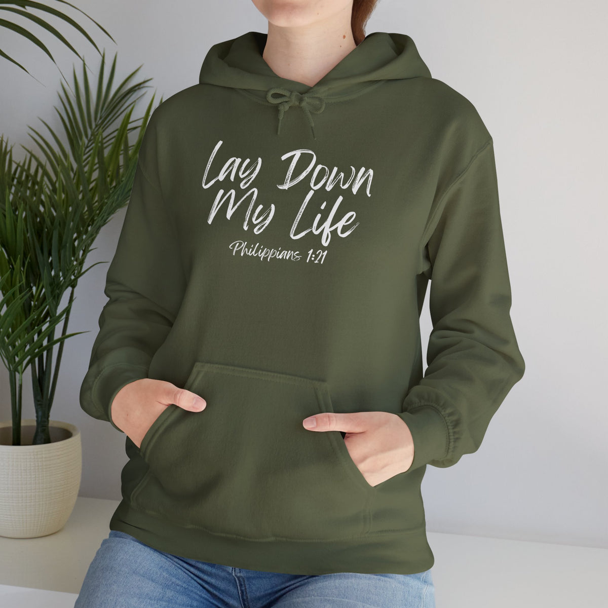 Lay Down My Life- Unisex Heavy Blend™ Hooded Sweatshirt