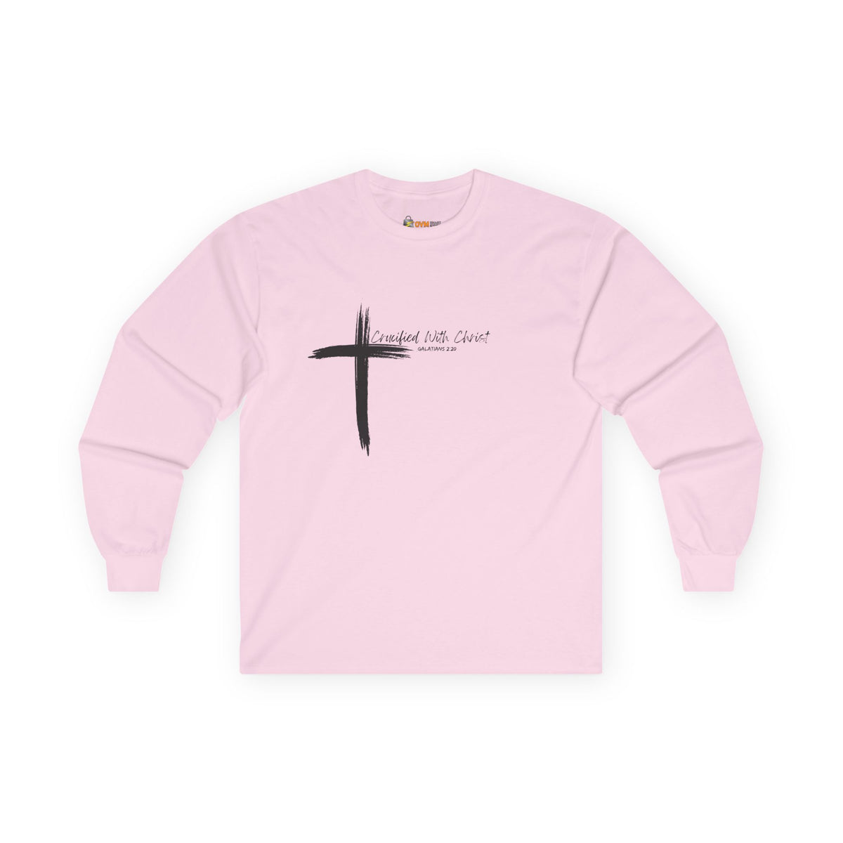 Crucified With Christ Ver.2- Faith-Inspired Unisex Long Sleeve Tee