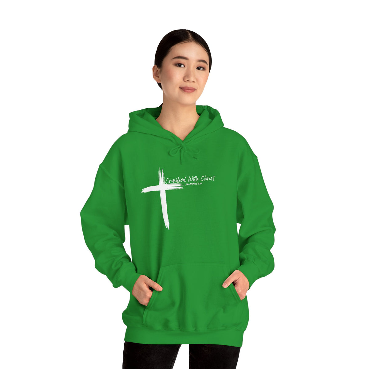Crucified With Christ Ver.2- Unisex Heavy Blend Hoodie