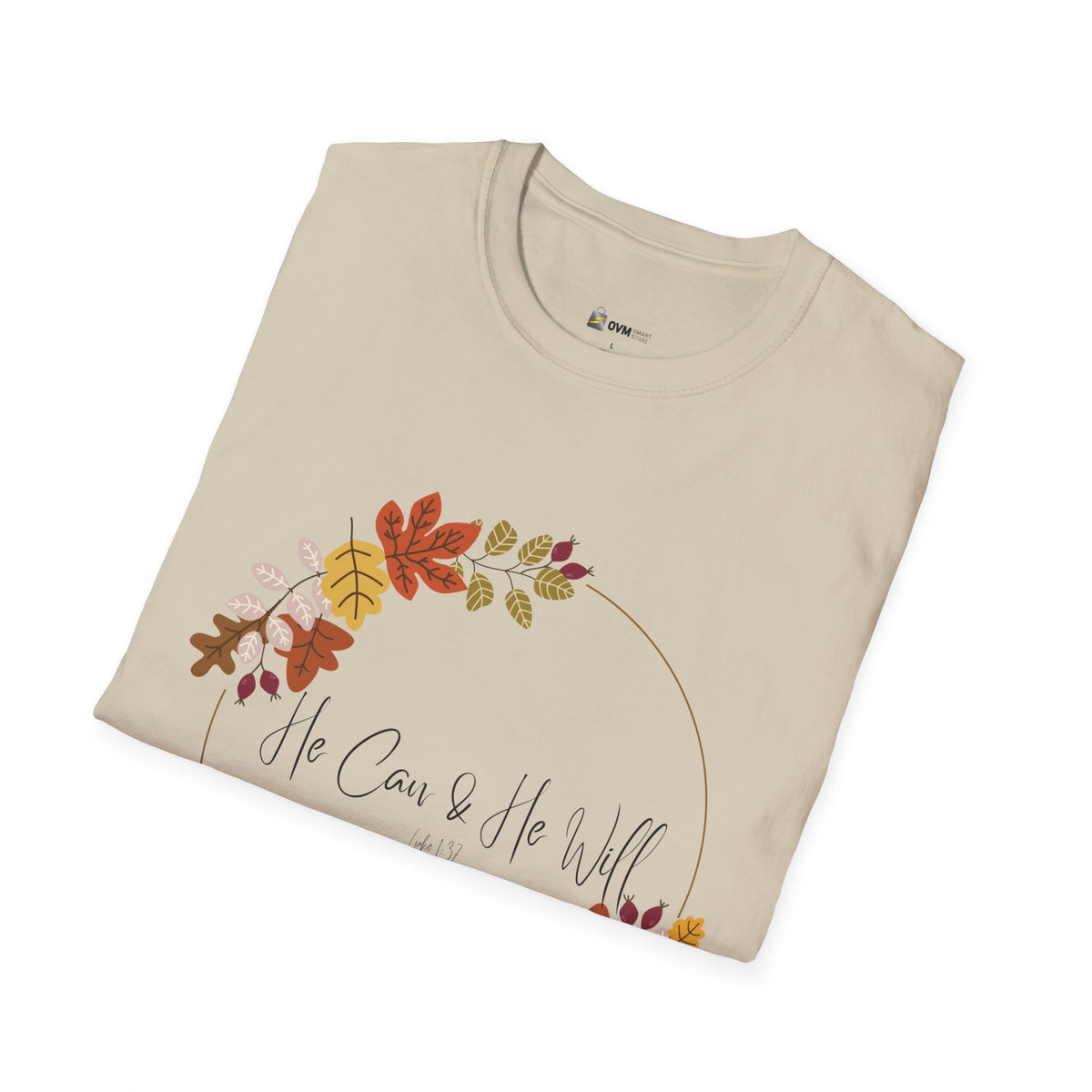 He Can & He Will | Ladies' Softstyle T-Shirt