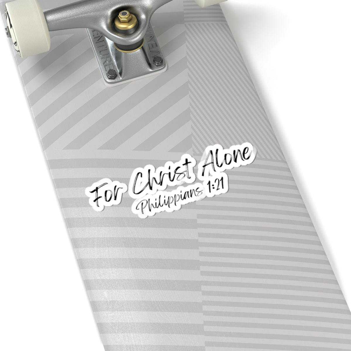 For Christ Alone- Kiss-Cut Stickers