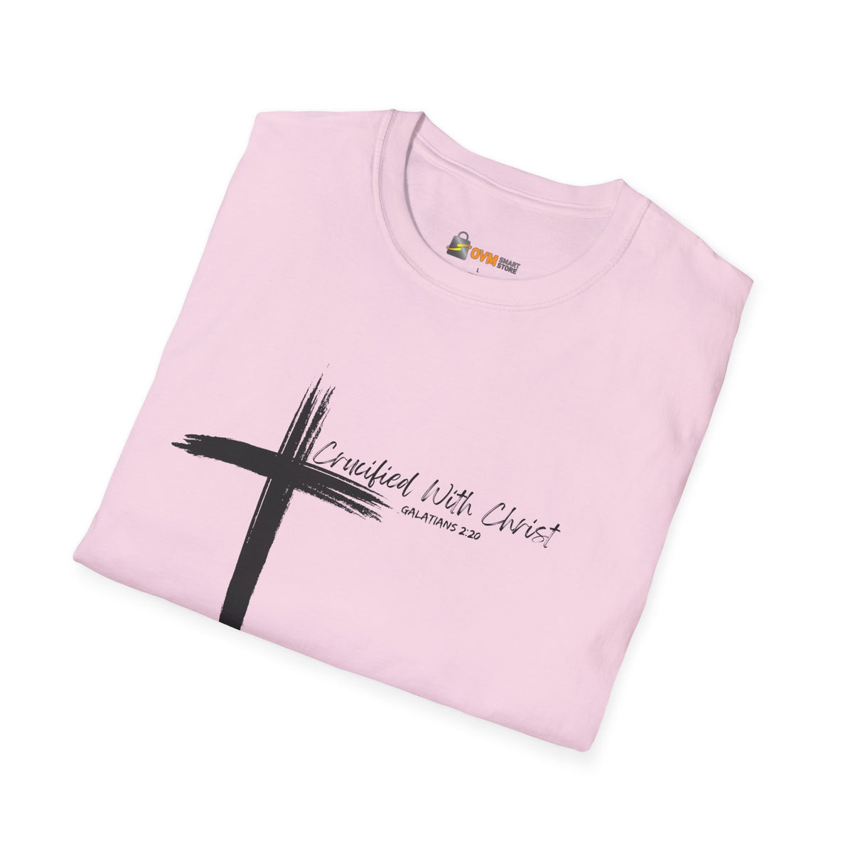 Crucified With Christ Ver.2- Unisex Softstyle T-Shirt
