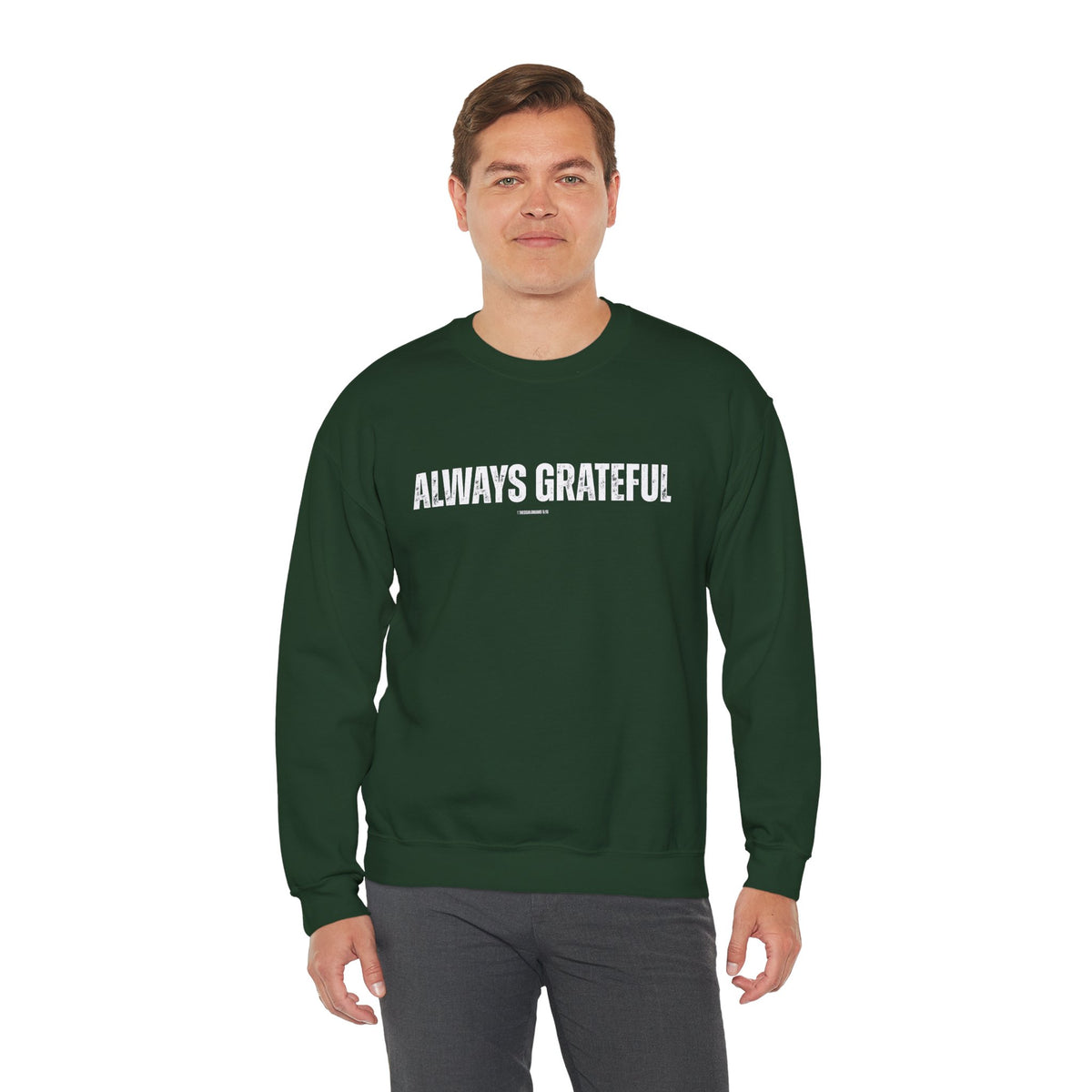 Always Grateful | Men's Heavy Blend™ Crewneck Sweatshirt