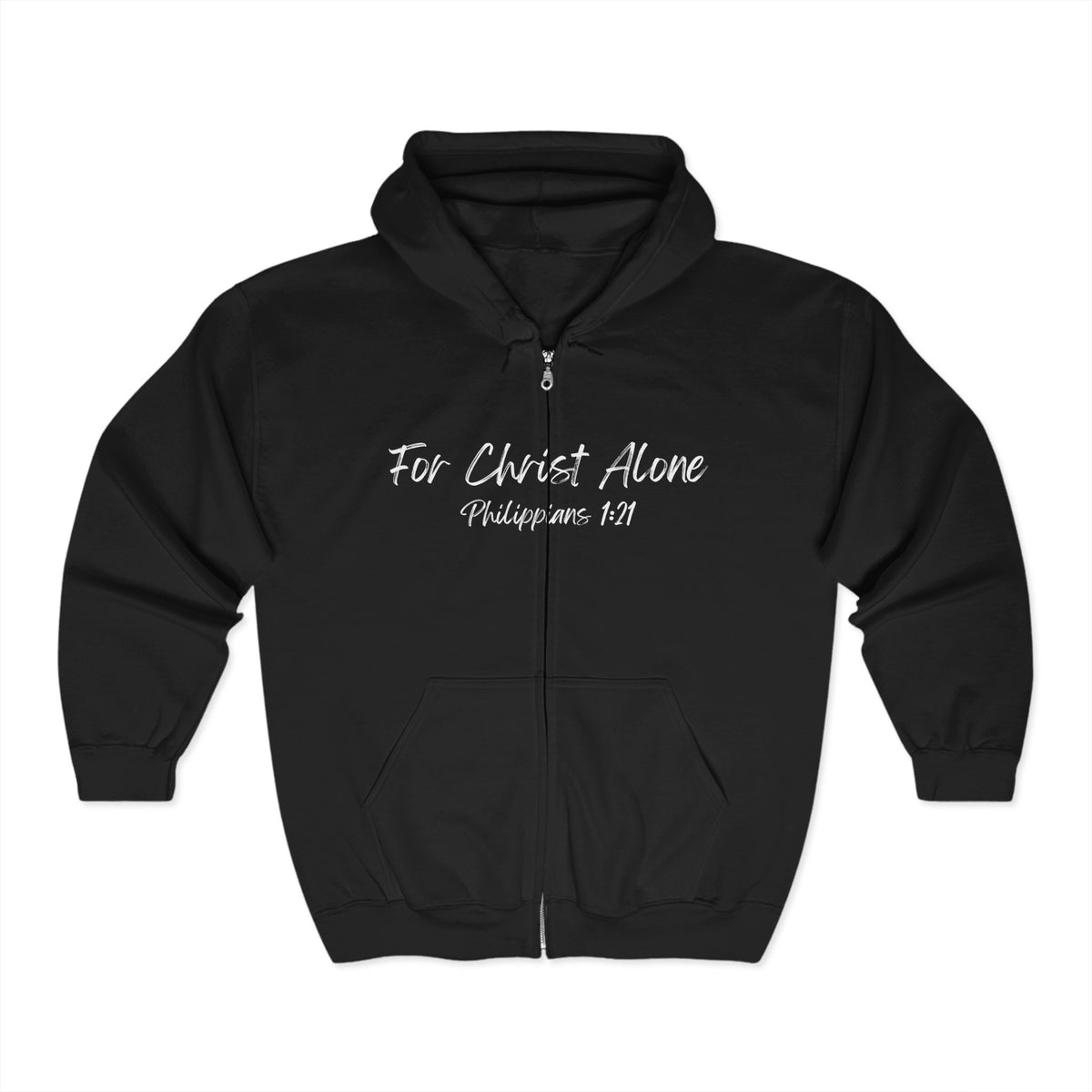 For Christ Alone | Unisex Heavy Blend™ Full Zip Hooded Sweatshirt