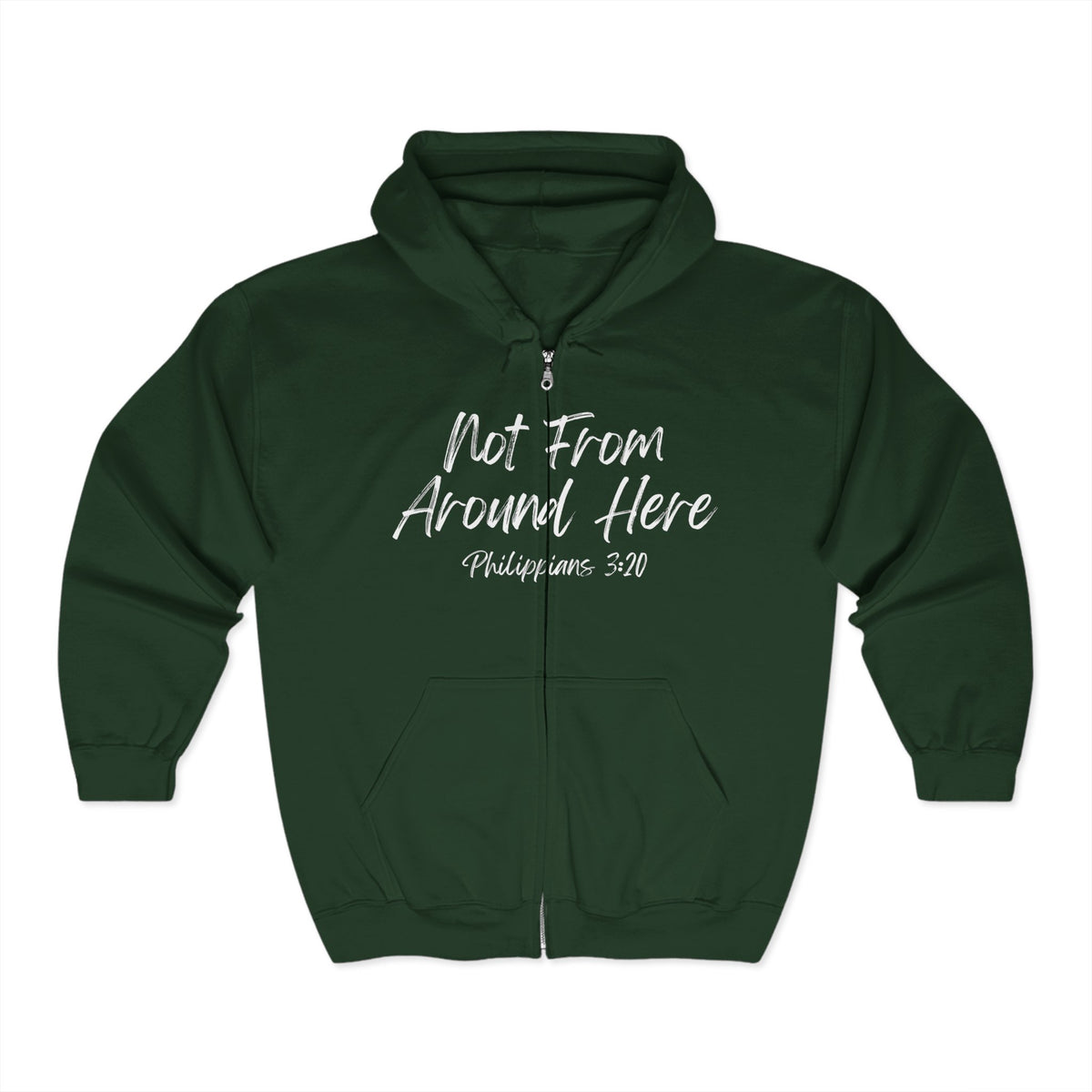 Not From Around Here | Unisex Heavy Blend™ Full Zip Hooded Sweatshirt