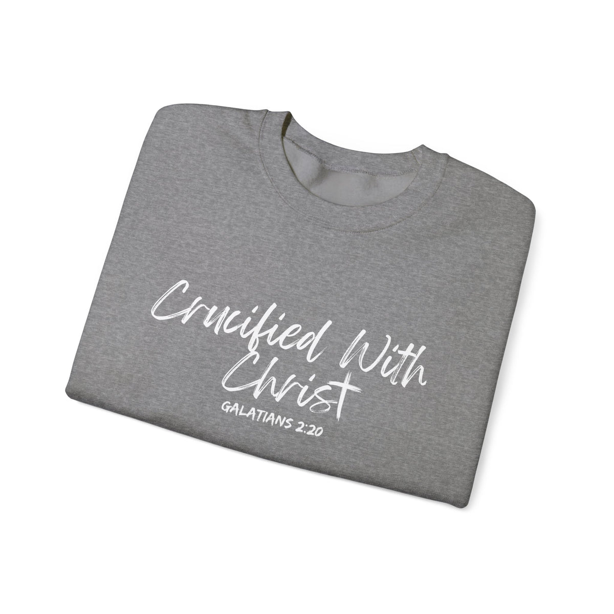 Crucified With Christ- Unisex Heavy Blend™ Crewneck Sweatshirt