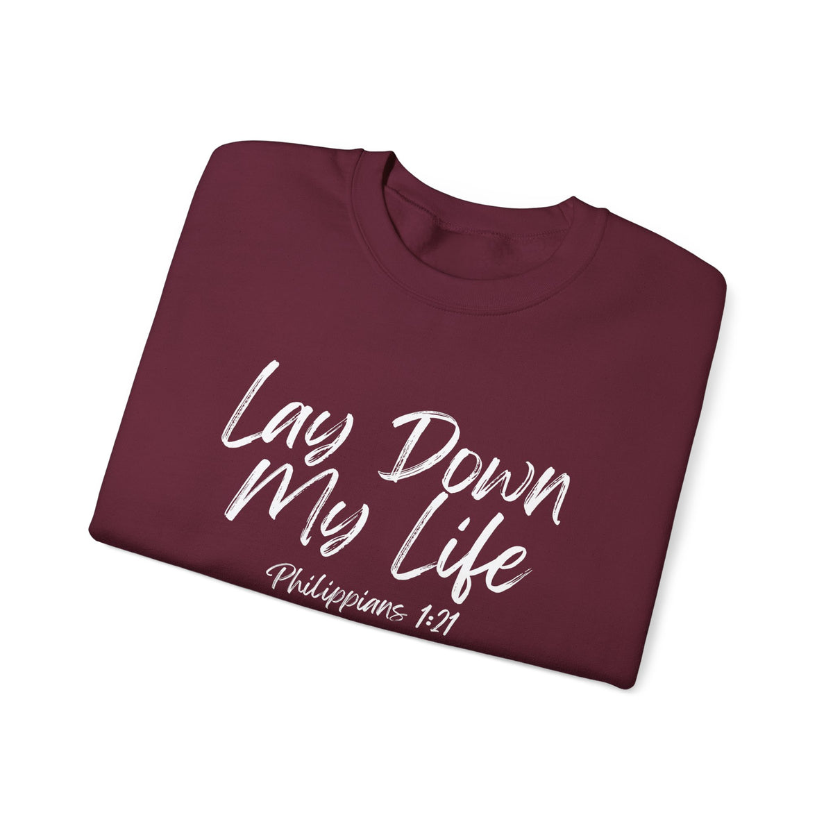 Lay Down My Life- Unisex Heavy Blend™ Crewneck Sweatshirt