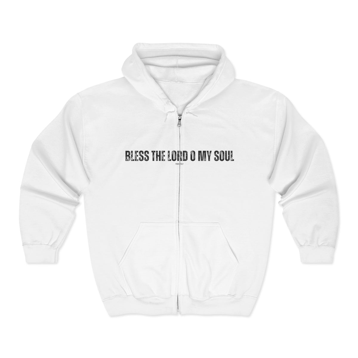 Bless The Lord O My Soul | Men's Heavy Blend™ Full Zip Hooded Sweatshirt