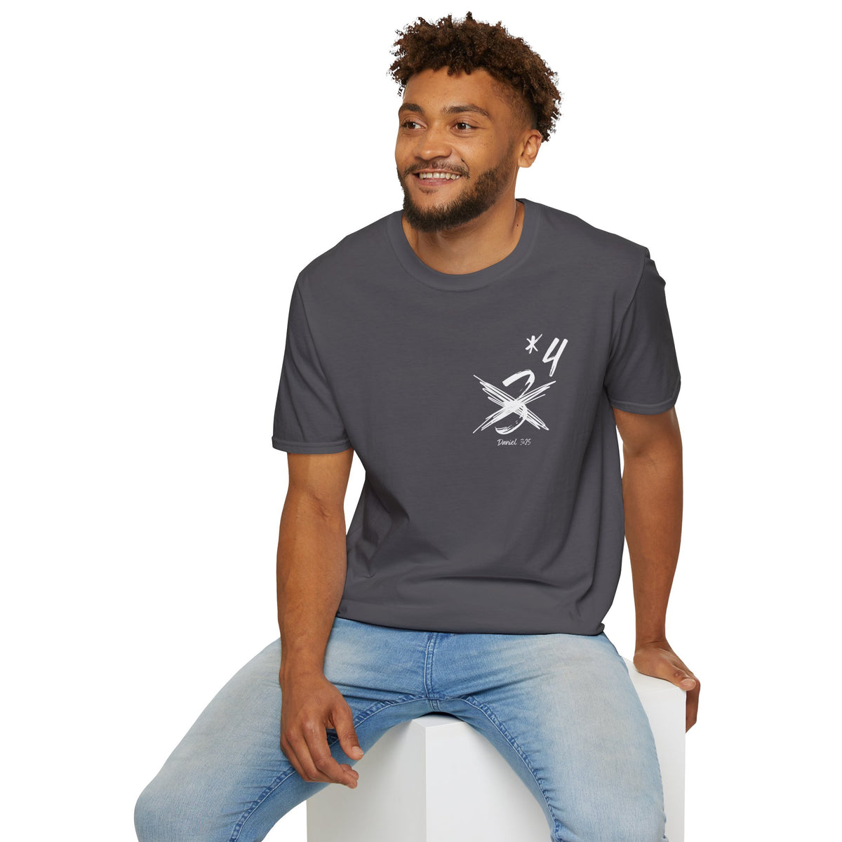Not Just Three- Unisex Softstyle T-Shirt