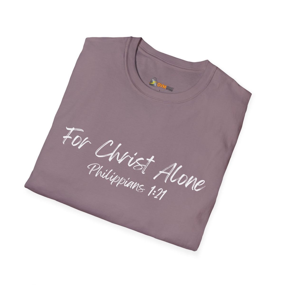 For Christ Alone- Unisex Softstyle T-Shirt