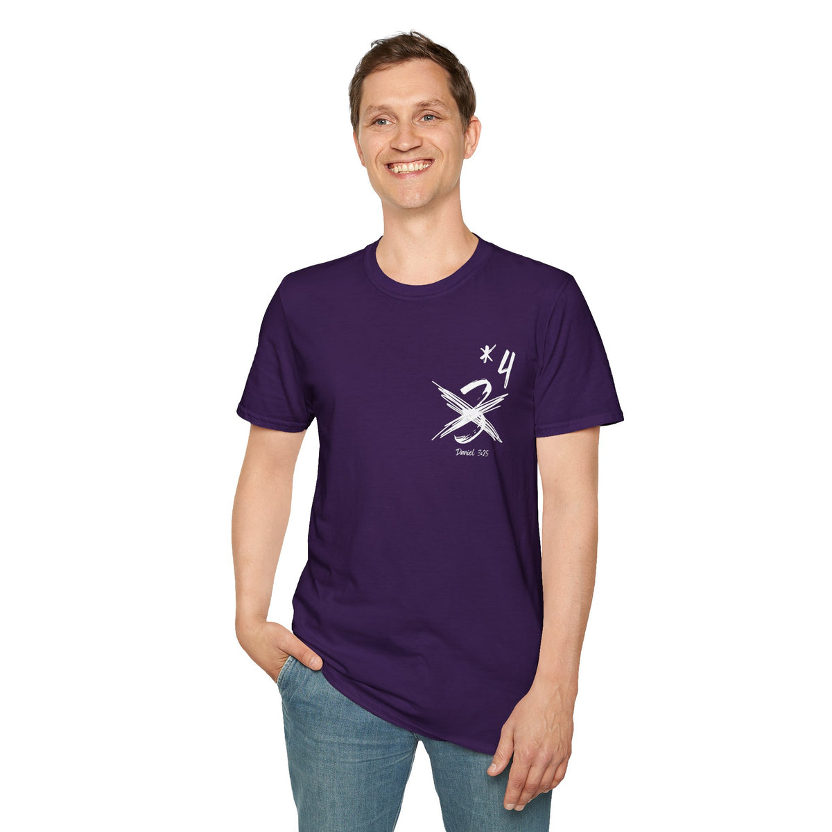 Not Just Three- Unisex Softstyle T-Shirt