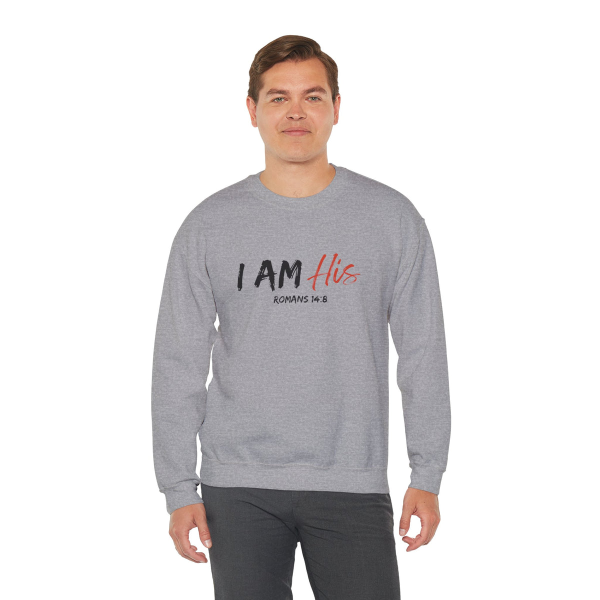 I Am His- Unisex Heavy Blend™ Crewneck Sweatshirt
