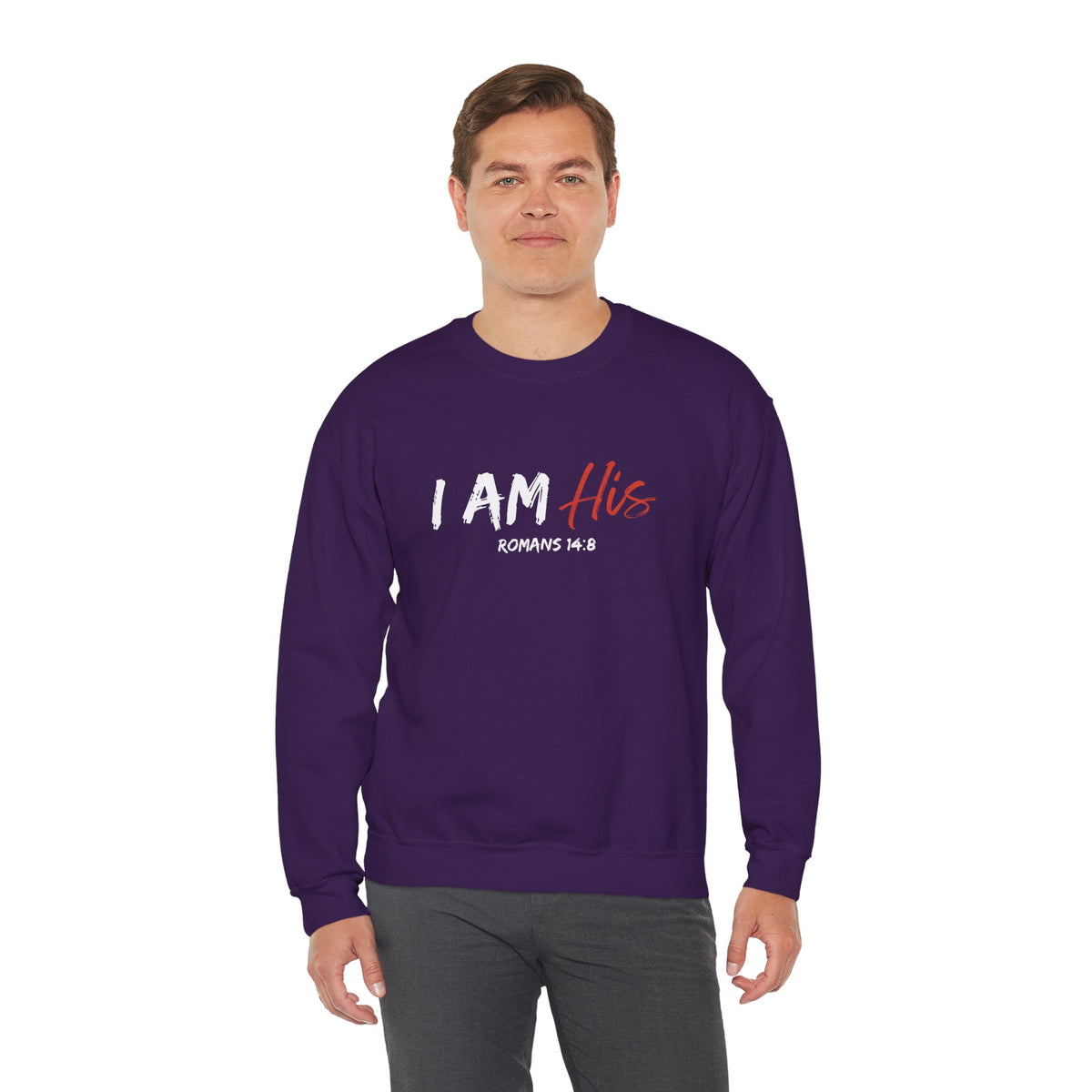 I Am His- Unisex Heavy Blend™ Crewneck Sweatshirt