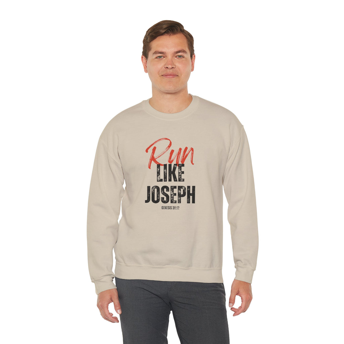 Run Like Joseph- Unisex Heavy Blend™ Crewneck Sweatshirt