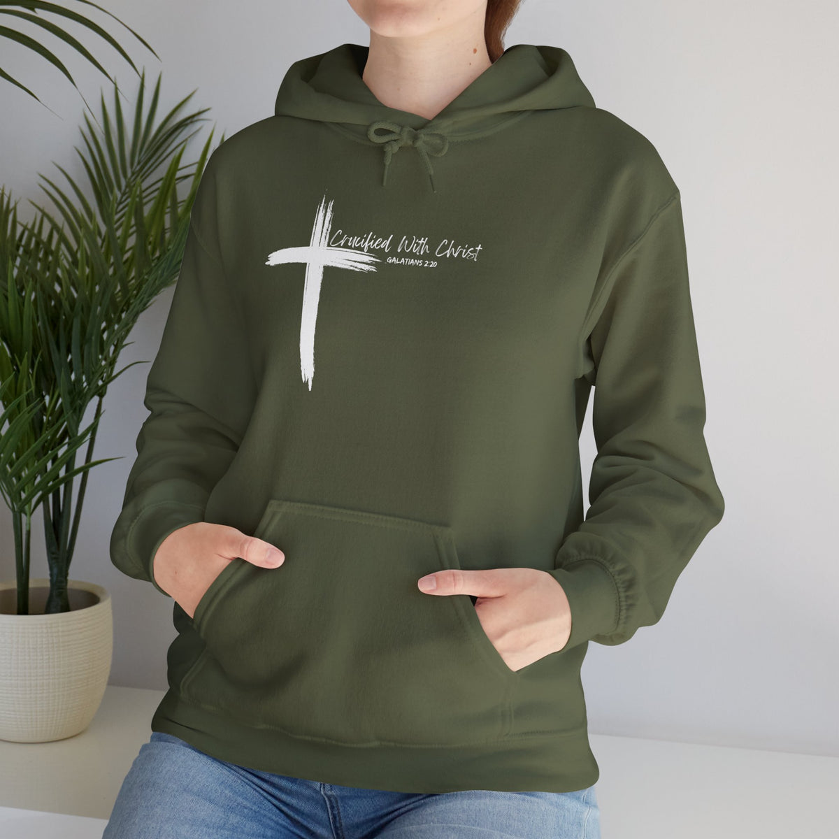 Crucified With Christ Ver.2- Unisex Heavy Blend Hoodie