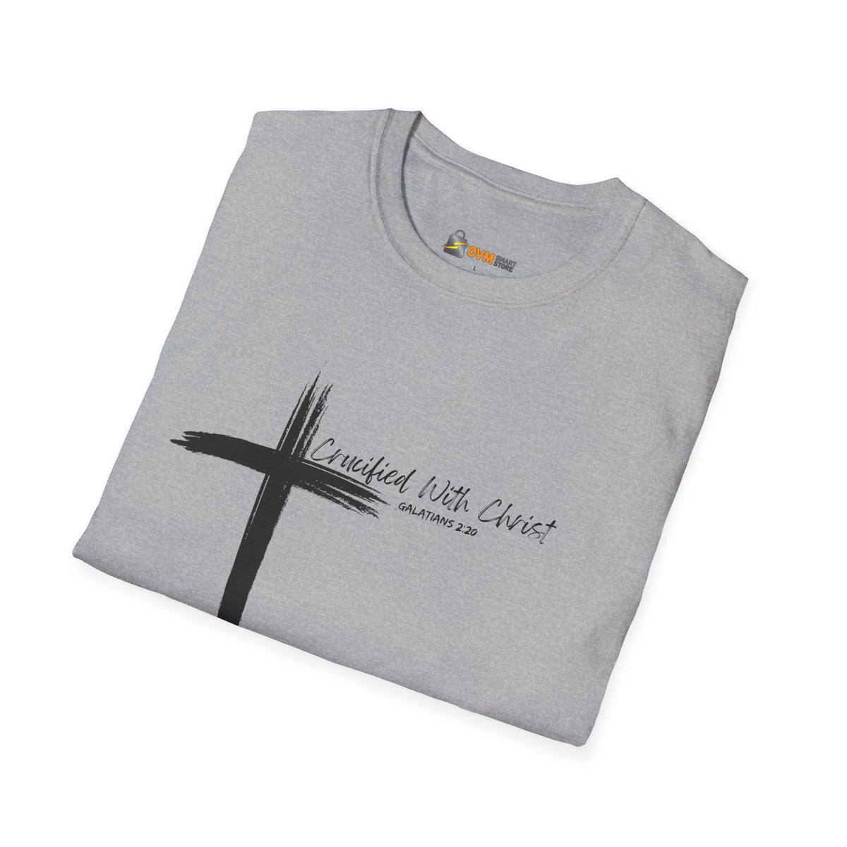Crucified With Christ Ver.2- Unisex Softstyle T-Shirt