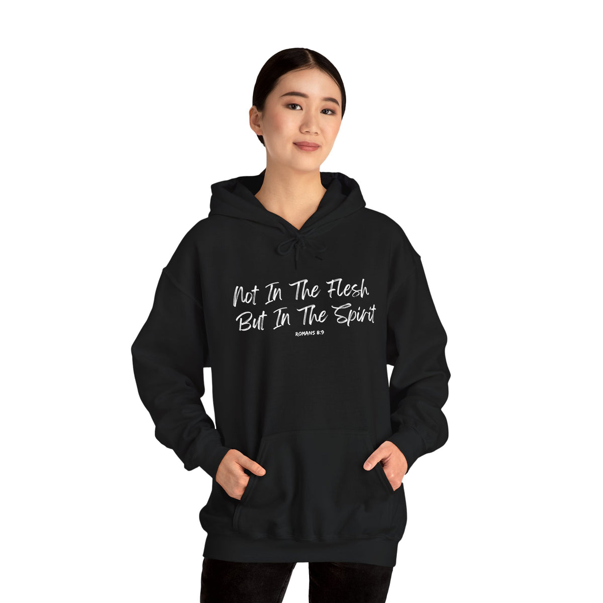 Not in the Flesh but in The Spirit- Unisex Heavy Blend™ Hooded Sweatshirt